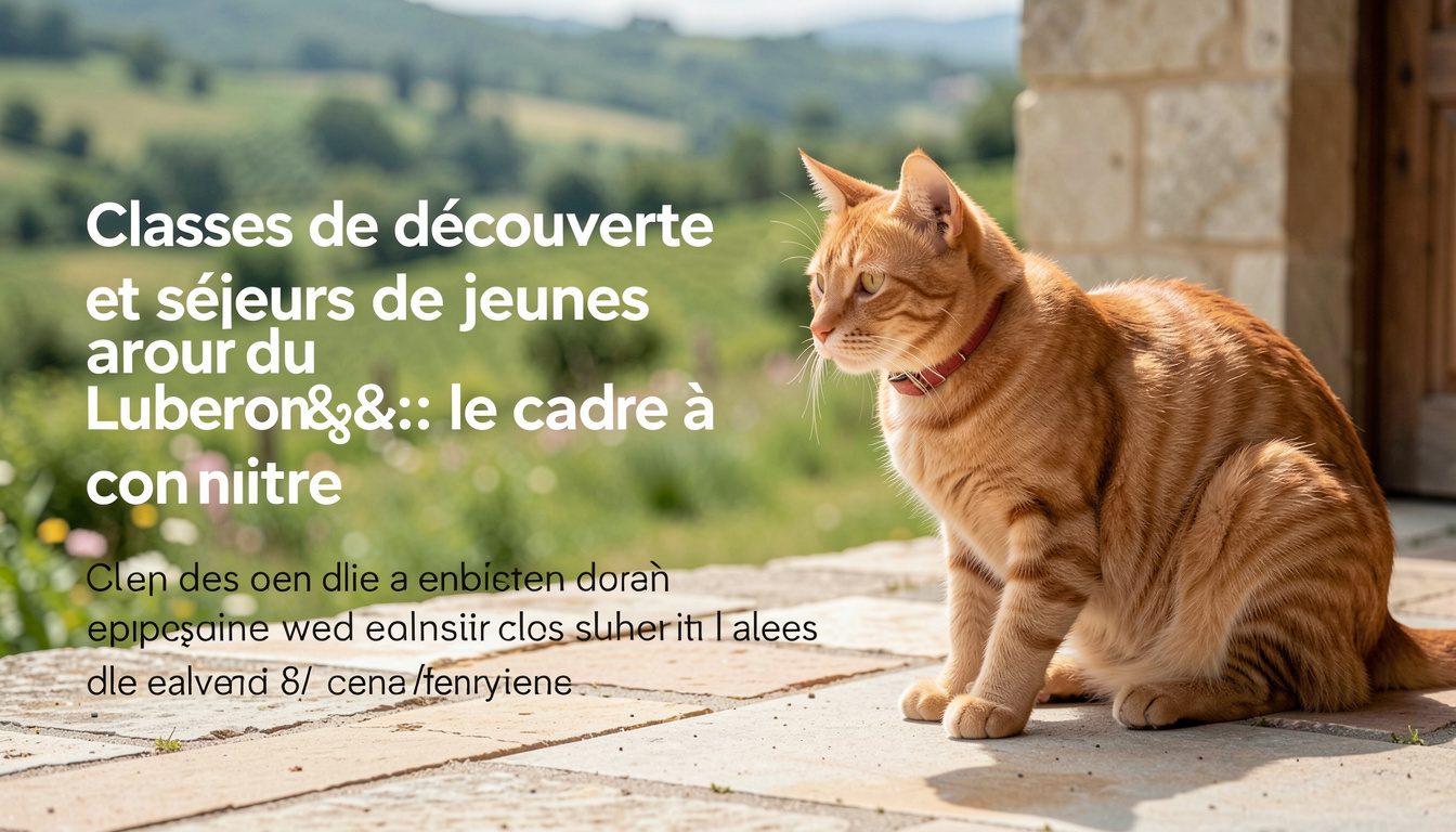 Classes de découverte et séjours de jeunes autour du Luberon : le cadre à connaître