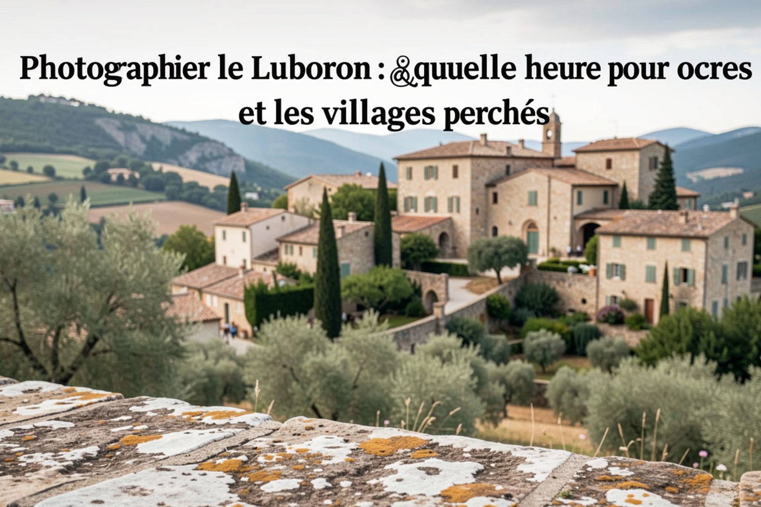 Photographier le Luberon : quelle heure pour les ocres et les villages perchés