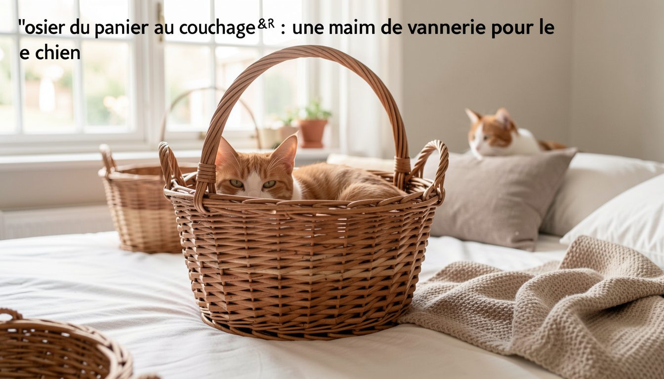 L'osier du panier au couchage&nbsp;: une main de vannerie pour le chien